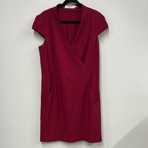MM Lafleur Burgundy Mini Dress 14